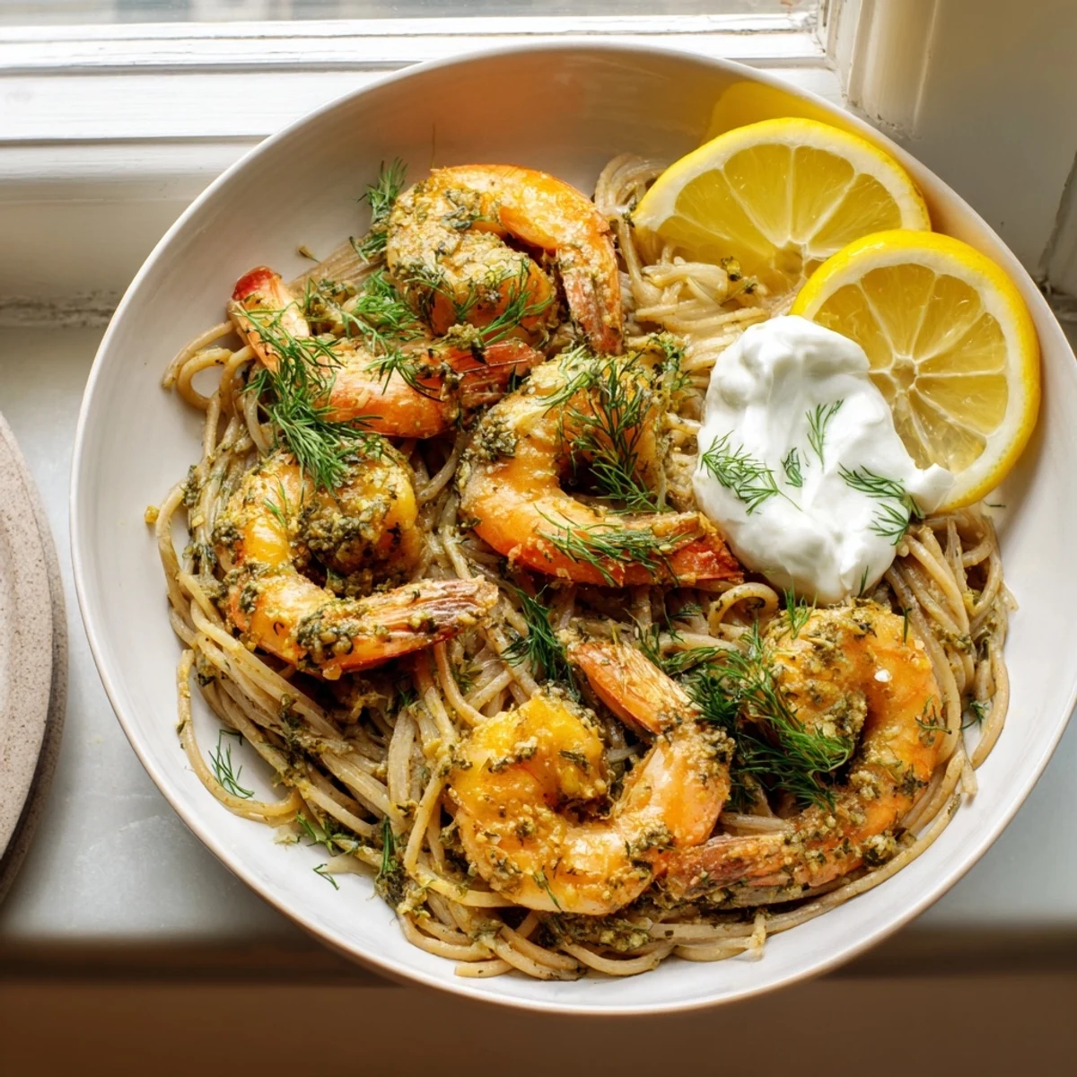 Light Bright Lemon Herb Shrimp