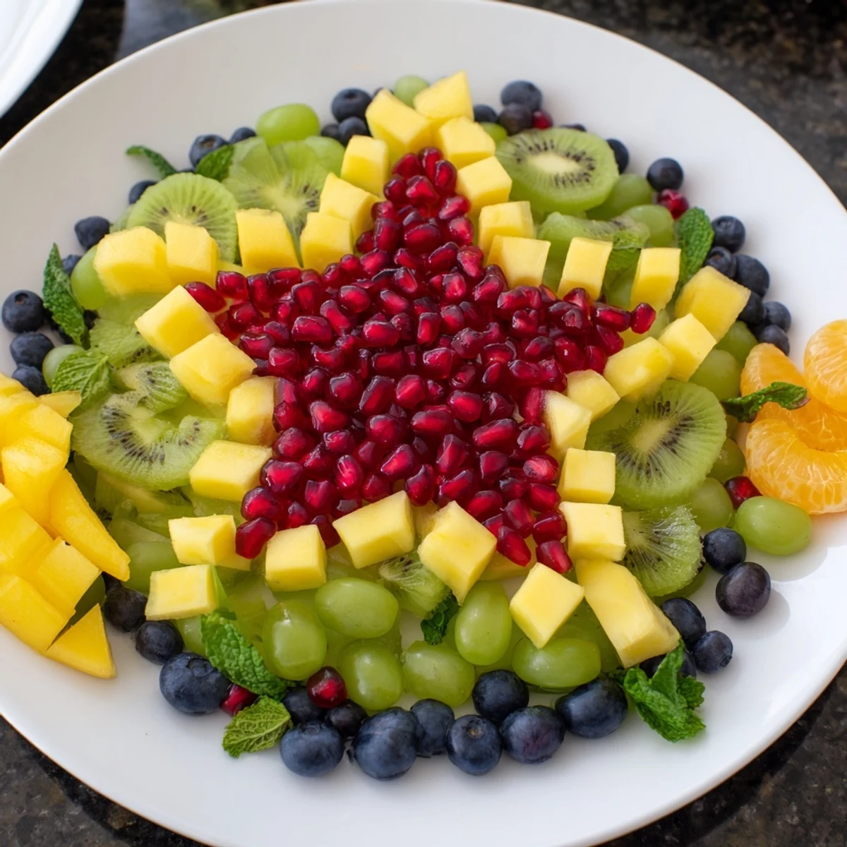 Pomegranate Mint Starfruit Platter