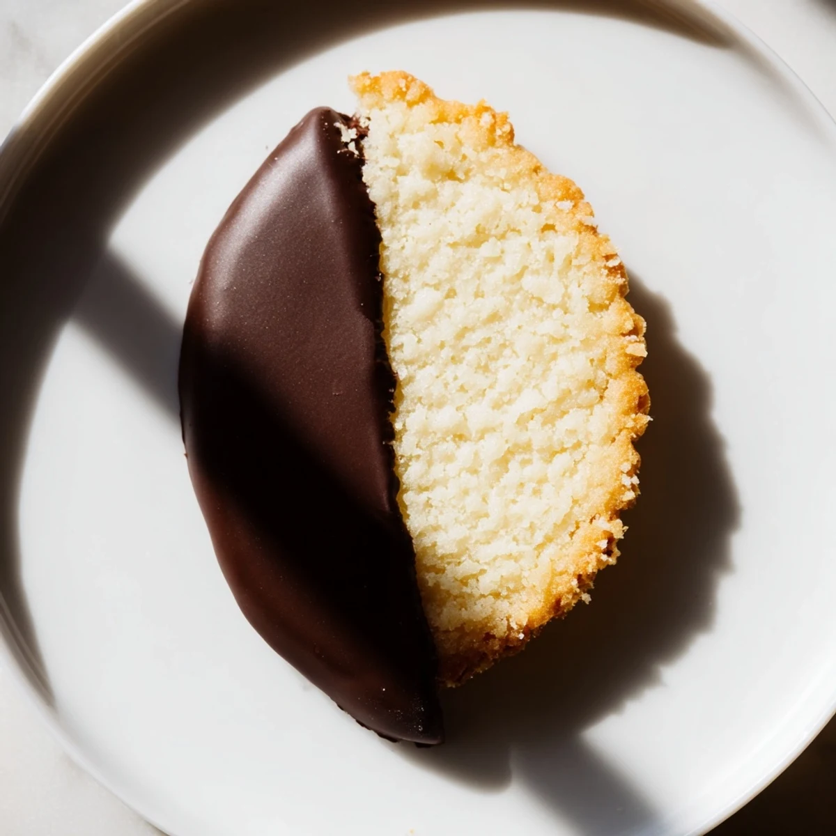 Vanilla Wafers Dipped Chocolate