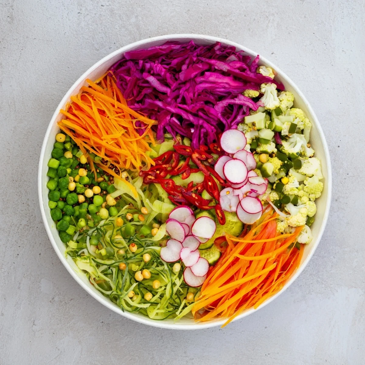 A visually appealing arrangement of The Pickled & Fermented Feast features assorted pickled vegetable varieties.