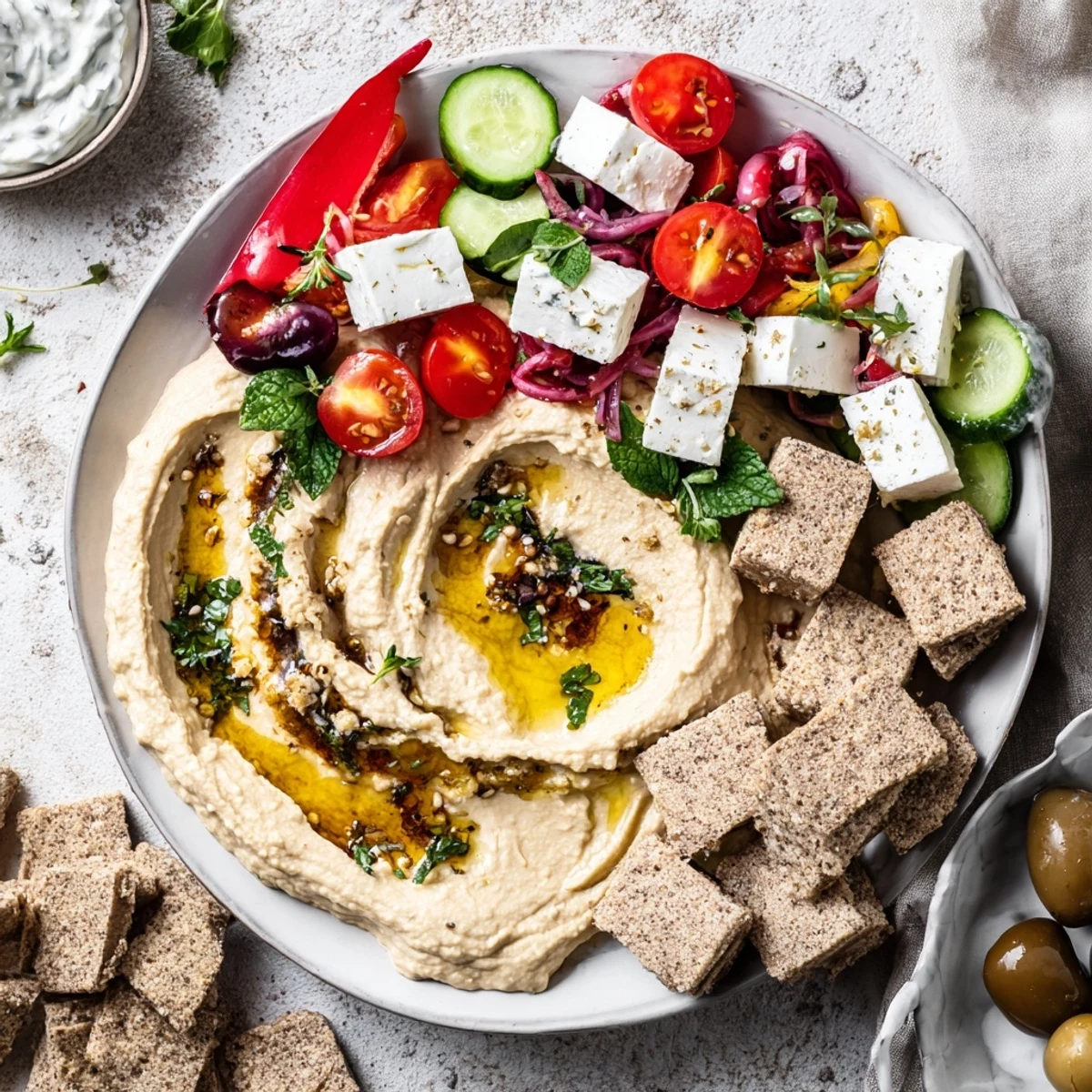 Mediterranean Mezza Shareable Platter