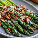 Lemon Butter Asparagus Almonds