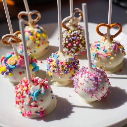 Festive Ornament Ball Pops