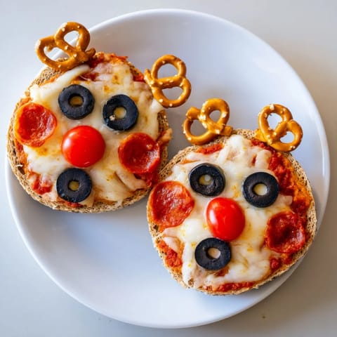 Reindeer Face Bagels