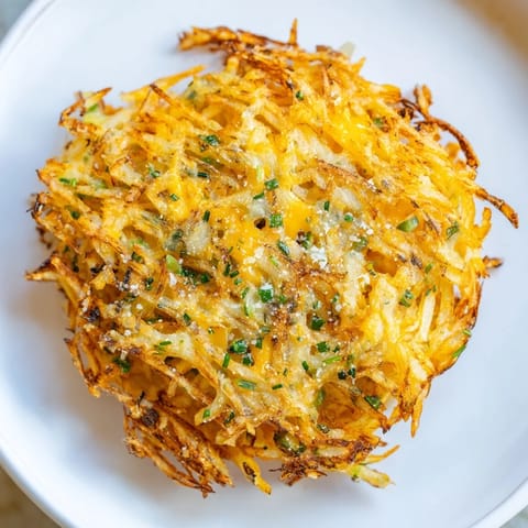 Cheesy Hash Brown Waffles