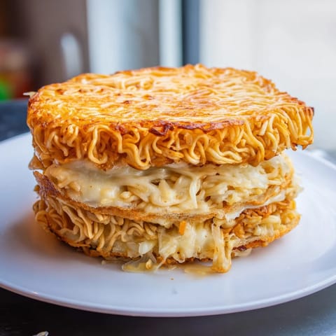 Ramen Grilled Cheese Twist