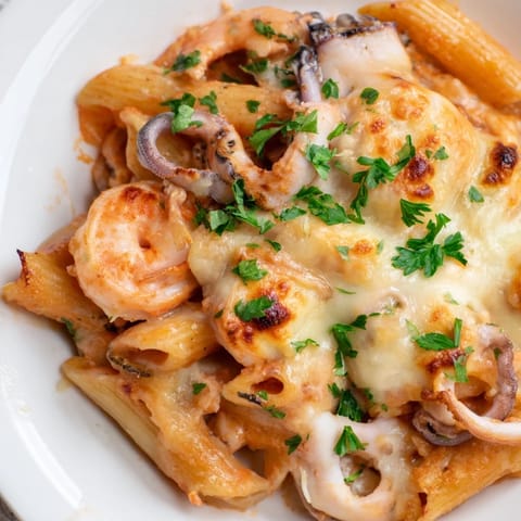 Seafood Pasta Bake