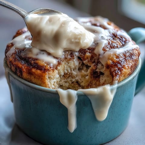 A close-up of the moist, fluffy cake showing a visible cinnamon-sugar swirl.