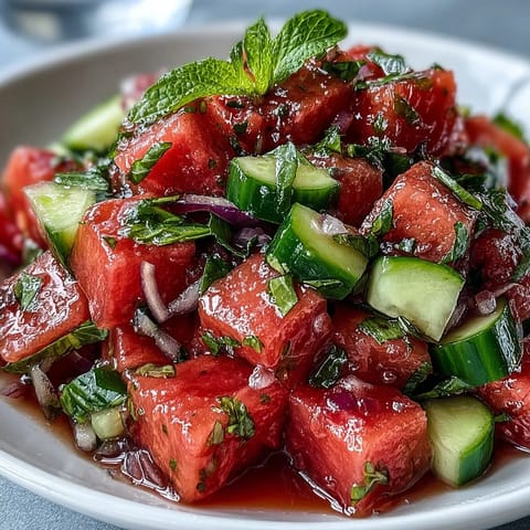 Summer Watermelon Cucumber Mint