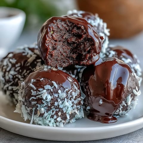 Vegan Chocolate Avocado Truffles