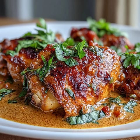Golden-baked chicken curry bursting with ginger, turmeric, and chili heat, served in a rich tomato-coconut sauce with lime.  