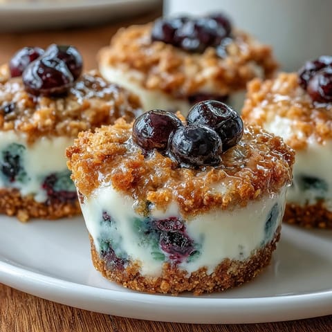 Mini Cottage Cheese Blueberry Bites: golden, protein-rich snacks with creamy cottage cheese, oats, and fresh blueberries.