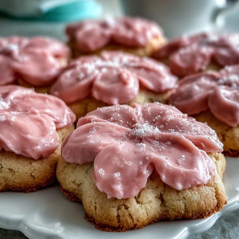 Baby in Bloom Flower Cookies