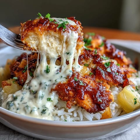 Pineapple Chicken Rice Cheese