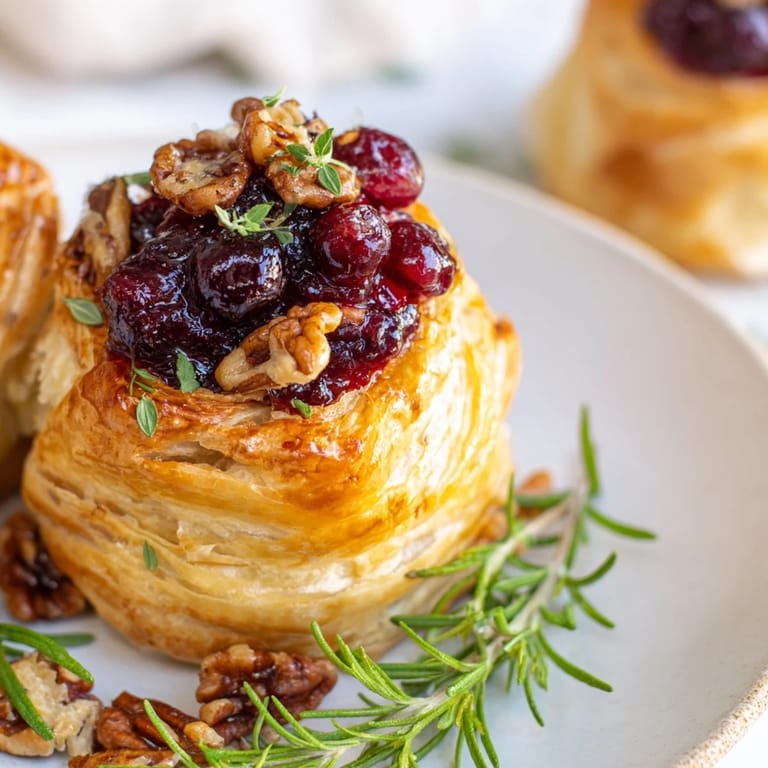 A stunning Brie en Croûte Pine Tree, holiday appetizer, with a golden crust and sweet, savory filling, ready to eat.