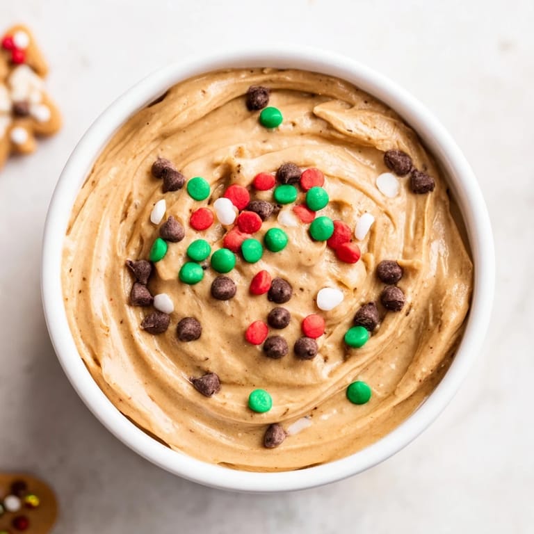 Holiday indulgence: A delightful Gingerbread House Dip board, loaded with tempting dipper treats.