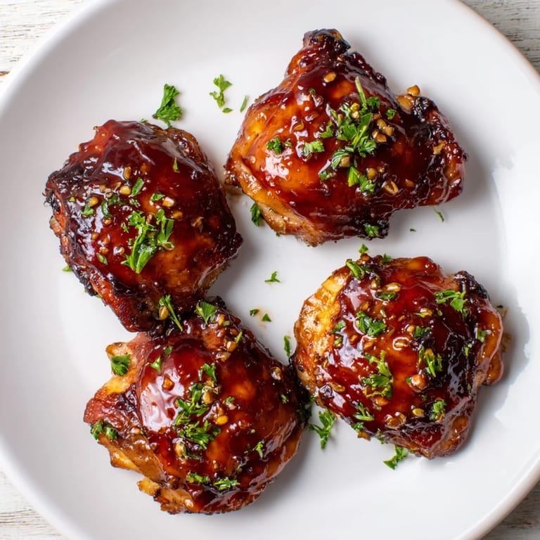 Succulent Jam in Coffee Style Glazed Chicken, showcasing a glossy, caramelized exterior and perfect for a satisfying dinner.