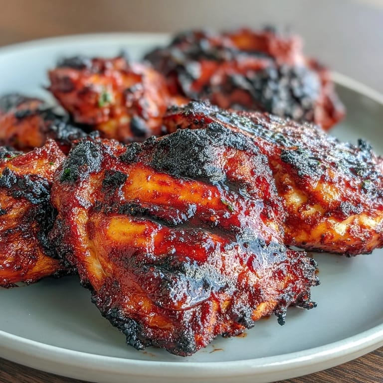 Juicy, tender tandoori chicken marinated overnight in a fragrant blend of yogurt and spices, served sizzling hot from the oven.  