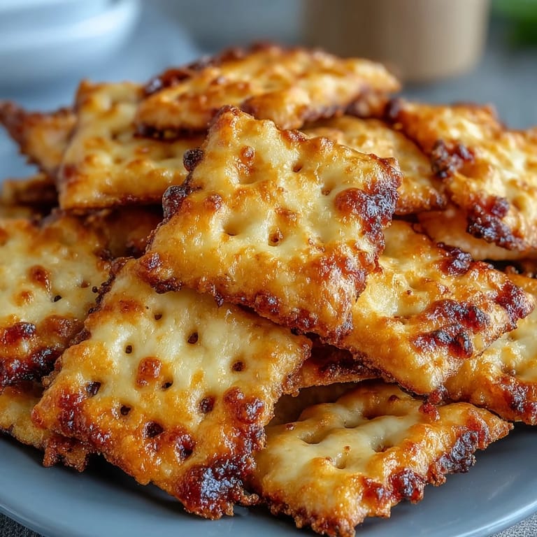 Crunchy, golden sourdough Cheez-Its paired with sweet red grapes in a portable snack box, ideal for picnics and lunchboxes alike.