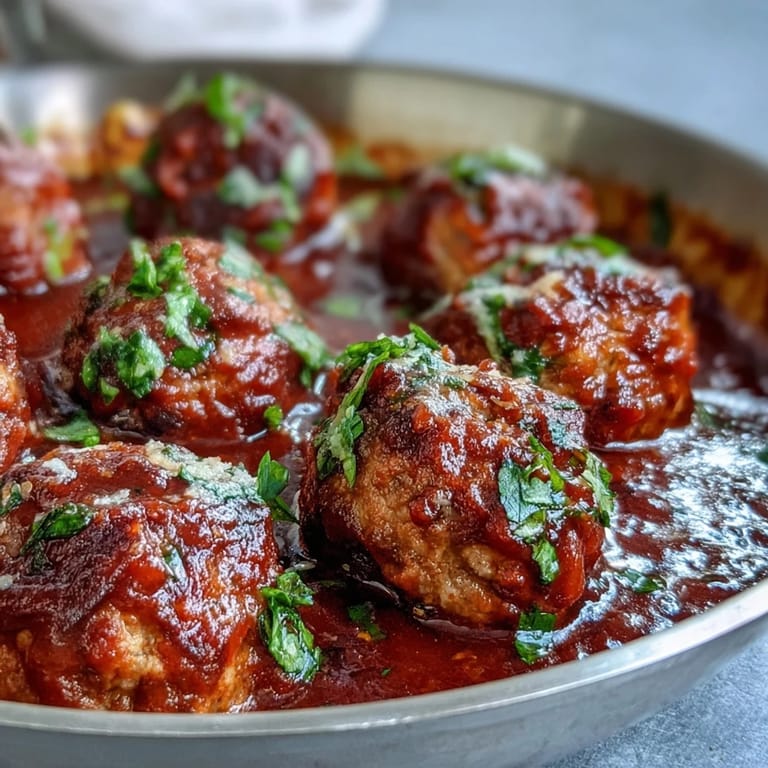 2. Savory Housewarming Slow Cooker Meatballs in Marinara: Flavorful beef and pork meatballs slow-cooked in herb-infused marinara for effortless entertaining.  