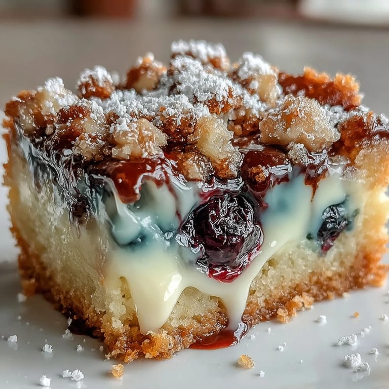 Deliciously bright white chocolate lemon blueberry blondies, a perfect dessert treat.