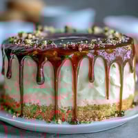Gold drip graduation sheet cake with mortarboard topper, featuring glossy gold drips cascading over creamy white frosting.