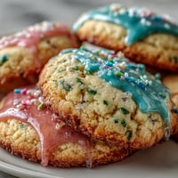 Lemon Sugar Pastel Glaze Cookies